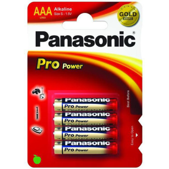 Panasonic LR03PPG, Alkaline, 1.5V 4pcs/pack
