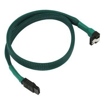 Nanoxia Sata - Sata, 0.45M Sata Cable Sata 7-Pin Green