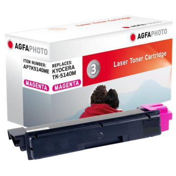 AgfaPhoto Toner Magenta Pages 5.000 Replaces TK-5140M