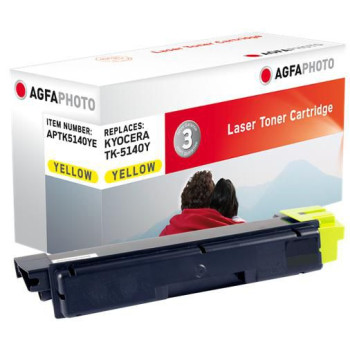 AgfaPhoto Toner Yellow Pages 5.000 Replaces TK-5140Y