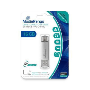 MediaRange USB-Stick 16 GB USB 3.1 combo mit USB