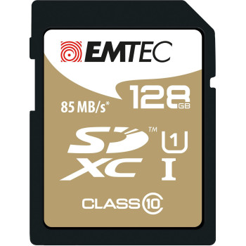 Emtec SD Card 128GB SDXC (CLASS10) Gold+ Kartenblister 29