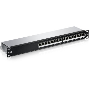 TrendNET 16-Port Cat6a Shielded Patch Panel anel