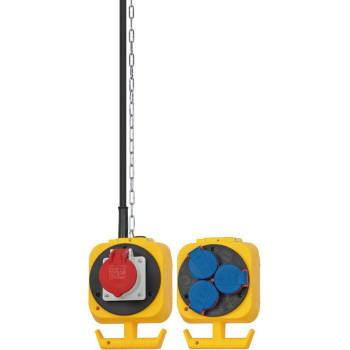 Brennenstuhl Power Distribution Unit (Pdu) 4 Ac Outlet(S) Black, Blue, Red, Yellow