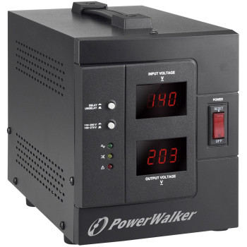 PowerWalker AVR 1500/SIV VoltageRegulator 1500A/1200W Automatic Voltage Regulator