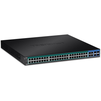 TrendNET 52-Port Gigabit Web Smart PoE+ Switch (740W) TPE-5048WS, Managed, Gigabit Ethernet (10/100/1000), Full duplex, Power ov