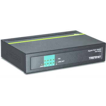 TrendNET 5-port Gigabit PoE+ Switch (31W) TPE-TG50g, Gigabit Ethernet (10/100/1000), Full duplex, Power over Ethernet (PoE)
