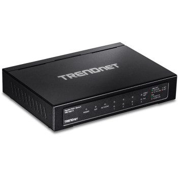 TrendNET 6-Port Gigabit PoE+ Switch TPE-TG611, Gigabit Ethernet (10/100/1000), Full duplex, Power over Ethernet (PoE), Wall moun