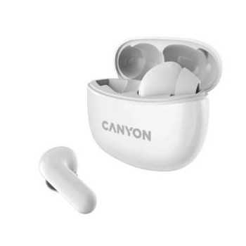 Canyon Headphones/Headset Wireless In-Ear Calls/Music/Sport/Everyday Usb Type-C Bluetooth White