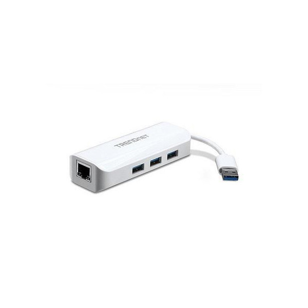 TRENDnet USB 3.0 to Gigabit Ethernet Adapter + USB Hub Ethernet Adapter + USB Hub TRENDnet USB 3.0 to Gigabit Ethernet Adapter + USB Hub Ethernet Adapter + USB Hub