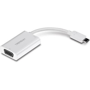 TrendNET USB-C to VGA HDTV Adapter with PD support with PD support