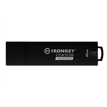 Kingston Technology IronKey D300 pamięć USB 8 GB USB Typu-A 3.2 Gen 1 (3.1 Gen 1) Czarny