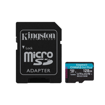 Kingston Technology Canvas Go! Plus 128 GB MicroSD UHS-I Klasa 10