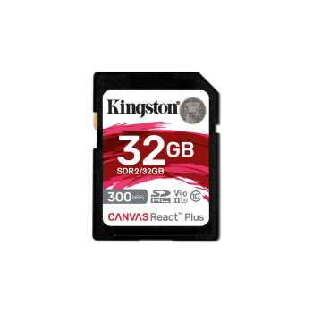Kingston Technology Canvas React Plus 32 GB SD UHS-II Klasa 10