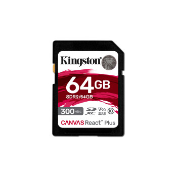 Kingston Technology Canvas React Plus 64 GB SD UHS-II Klasa 10