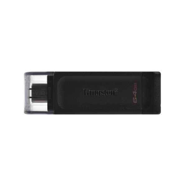 Kingston Technology DataTraveler 70 pamięć USB 64 GB USB Type-C 3.2 Gen 1 (3.1 Gen 1) Czarny Kingston Technology DataTraveler 70 pamięć USB 64 GB USB Type-C 3.2 Gen 1 (3.1 Gen 1) Czarny