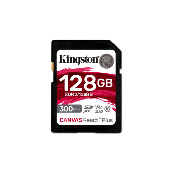 Kingston Technology Canvas React Plus 128 GB SD UHS-II Klasa 10