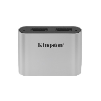 Kingston Technology Workflow microSD Reader Czarny, Srebrny