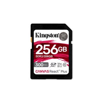 Kingston Technology Canvas React Plus 256 GB SD UHS-II Klasa 10