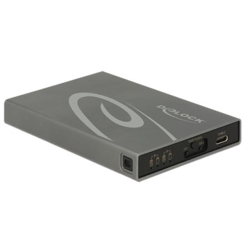 Obudowa SSD zewnętrzna 2xM.2 USB-C 3.1 szara