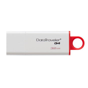 Kingston Technology DataTraveler G4 pamięć USB 32 GB USB Typu-A 3.2 Gen 1 (3.1 Gen 1) Czerwony, Biały