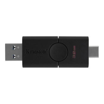 Kingston Technology DataTraveler Duo pamięć USB 32 GB USB Type-A   USB Type-C 3.2 Gen 1 (3.1 Gen 1) Czarny