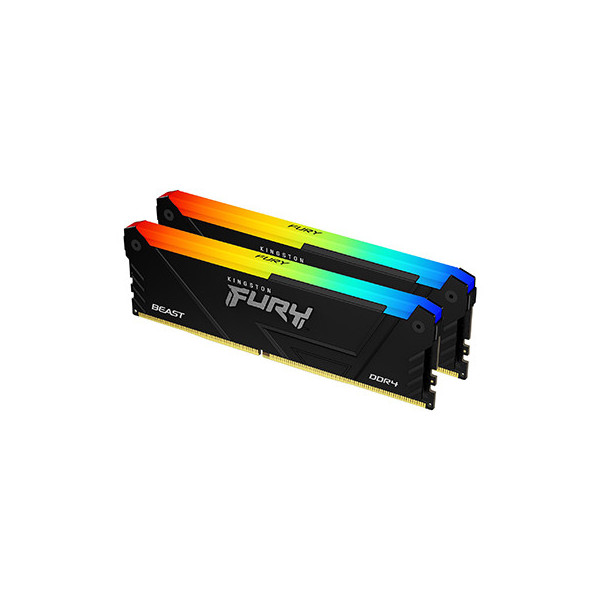 Kingston Technology FURY Beast RGB moduł pamięci 64 GB 2 x 32 GB DDR4 Kingston Technology FURY Beast RGB moduł pamięci 64 GB 2 x 32 GB DDR4