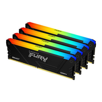 Kingston Technology FURY Beast RGB moduł pamięci 128 GB 4 x 32 GB DDR4
