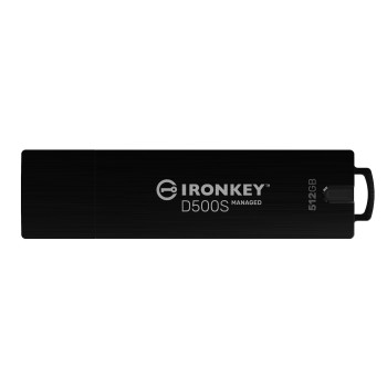 Kingston Technology IronKey D500S pamięć USB 512 GB USB Typu-A 3.2 Gen 1 (3.1 Gen 1) Czarny