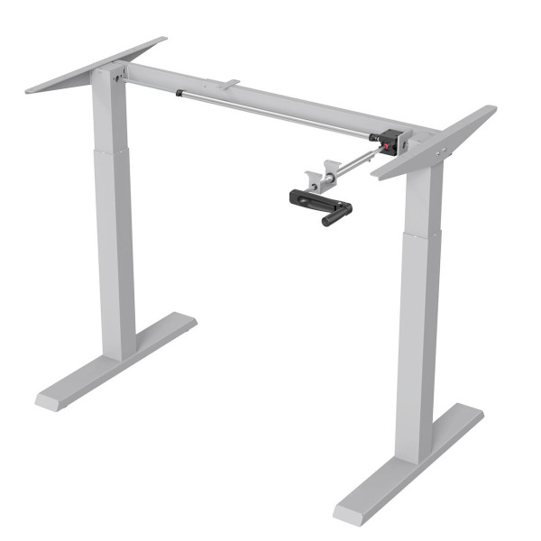 Biurko ręczna regulacja wys. Ergo Office ER-402 W, max 70 kg, max wys 123cm, bez blatu do pracy stojąco siedzącej, białe Biurko ręczna regulacja wys. Ergo Office ER-402 W, max 70 kg, max wys 123cm, bez blatu do pracy stojąco siedzącej, białe