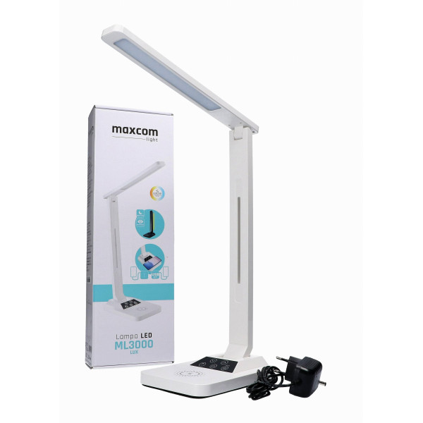 Lampka biurkowa MaxCom ML3000WH LUX Lampka biurkowa MaxCom ML3000WH LUX
