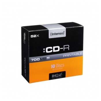 CD-R Intenso 700MB 10pcs SlimCase"printable" 52x