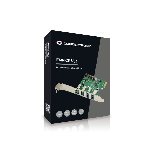 Conceptronic EMRICK02G adapter Wewnętrzny USB 3.2 Gen 1 (3.1 Gen 1) Conceptronic EMRICK02G adapter Wewnętrzny USB 3.2 Gen 1 (3.1 Gen 1)