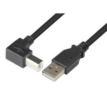 Techly 0.5m USB 2.0 A B M kabel USB 0,5 m USB A USB B Czarny