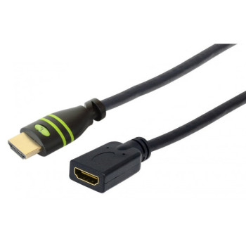Techly ICOC HDMI-4-EXT018 kabel HDMI 1,8 m HDMI Typu A (Standard) Czarny