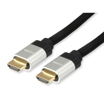 Equip 119383 kabel HDMI 5 m HDMI Typu A (Standard) Czarny, Srebrny