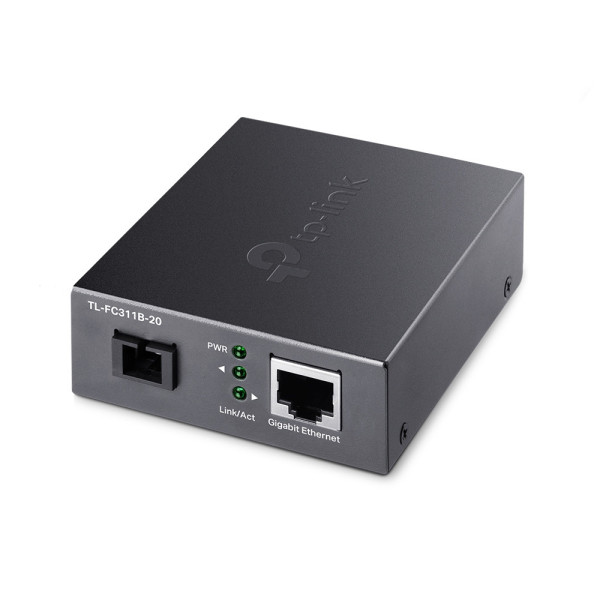 TP-Link TL-FC311B-20 konwerter sieciowy 1000 Mbit s Pojedynczy Czarny TP-Link TL-FC311B-20 konwerter sieciowy 1000 Mbit s Pojedynczy Czarny