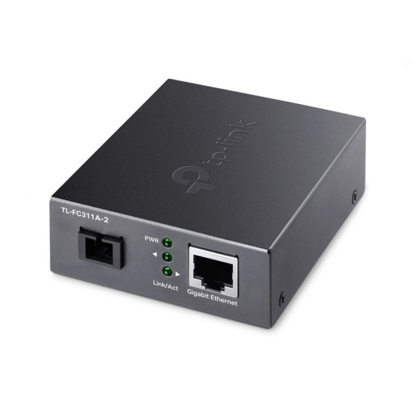 TP-Link TL-FC311A-2 konwerter sieciowy 1000 Mbit s Pojedynczy Czarny TP-Link TL-FC311A-2 konwerter sieciowy 1000 Mbit s Pojedynczy Czarny