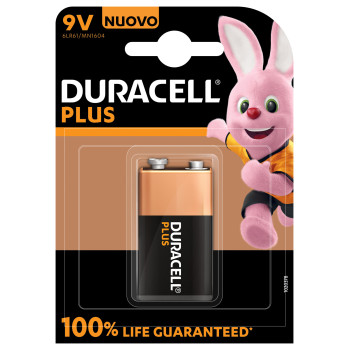 Duracell Plus 100 Jednorazowa bateria 9V Alkaliczny