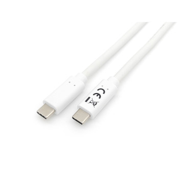 Equip 128361 kabel USB 1 m USB 3.2 Gen 1 (3.1 Gen 1) USB C Biały