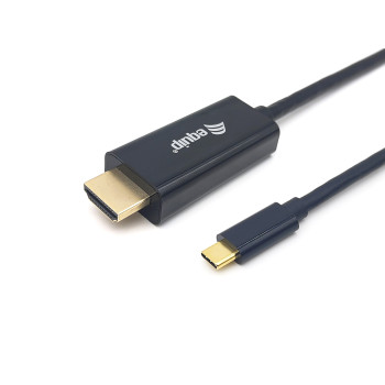 Equip 133412 adapter kablowy 2 m USB Type-C HDMI Typu A (Standard) Czarny