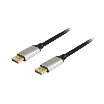 Equip 119263 kabel DisplayPort 3 m Aluminium, Czarny