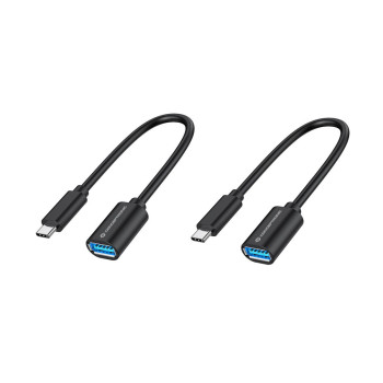 Conceptronic ABBY11B kabel USB 0,2 m USB 3.2 Gen 1 (3.1 Gen 1) USB C USB A Czarny