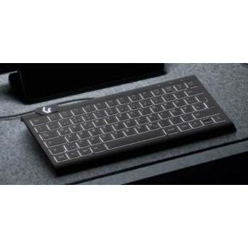 KeySonic KSK-5010ELC (DE) klawiatura USB QWERTZ Niemiecki Czarny