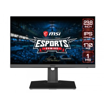 LCD Monitor MSI OPTIX MAG245R2 23.8" Gaming Panel IPS 1920x1080 16:9 170Hz Matte 1 ms Swivel Pivot Height adjustable Tilt Colour