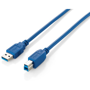 Equip 128291 kabel USB 1 m USB 3.2 Gen 1 (3.1 Gen 1) USB A USB B Niebieski