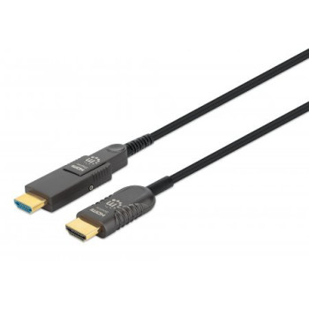Manhattan 355513 kabel HDMI 20 m HDMI Typu A (Standard) HDMI Typu D (Micro) Czarny