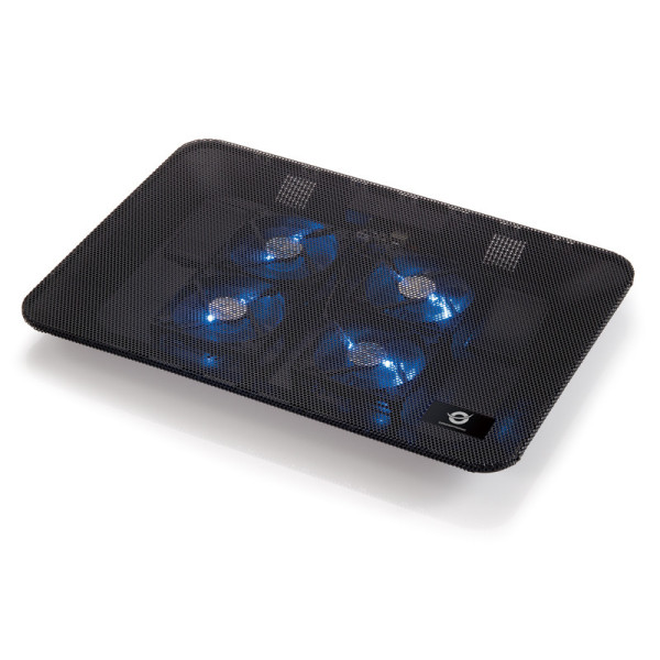 Conceptronic CNBCOOLPADL4F podkładka chłodząca do laptop 39,6 cm (15.6") Czarny Conceptronic CNBCOOLPADL4F podkładka chłodząca do laptop 39,6 cm (15.6") Czarny