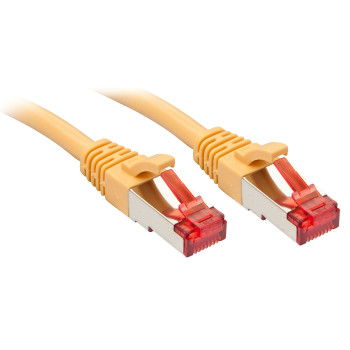 Lindy RJ-45 Cat.6 S FTP 0.5m kabel sieciowy Żółty 0,5 m Cat6 S FTP (S-STP)