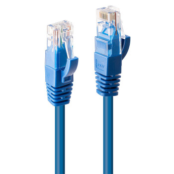 Lindy 48018 kabel sieciowy Niebieski 2 m Cat6 U UTP (UTP)